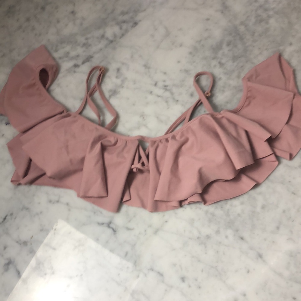 Montce Pink Ruffle Women's Top - Picture 8 of 8